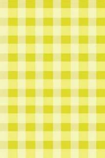 Papel de Parede Infantil Grid Xadrez Amarelo Claro