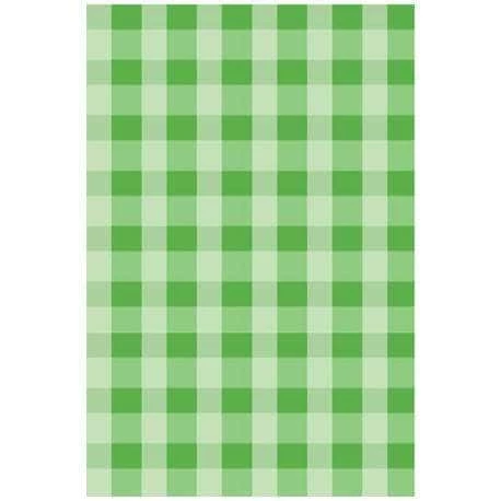 papel de parede xadrez verde e branco - Branco Casa