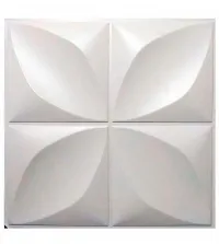 Relevo de pétalas - Placa 3D para parede em PVC 3576-8688